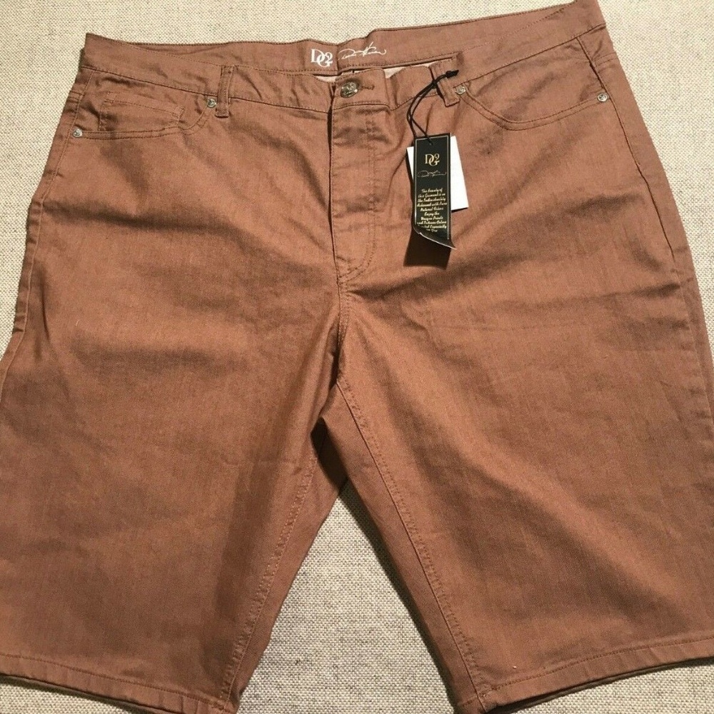 DG2 Diane Gilman‎ Dark Tan Shorts Size 22W NWT